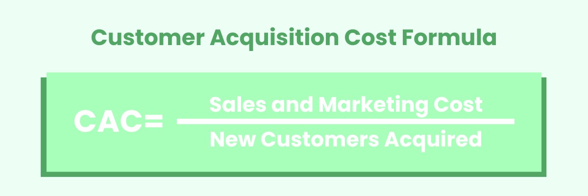 customer acquisition cost calculation formula